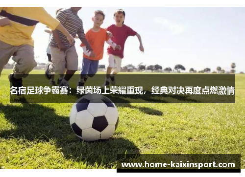 名宿足球争霸赛：绿茵场上荣耀重现，经典对决再度点燃激情